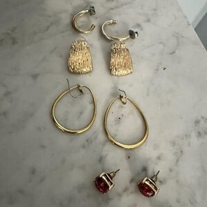 Pierced earring lot